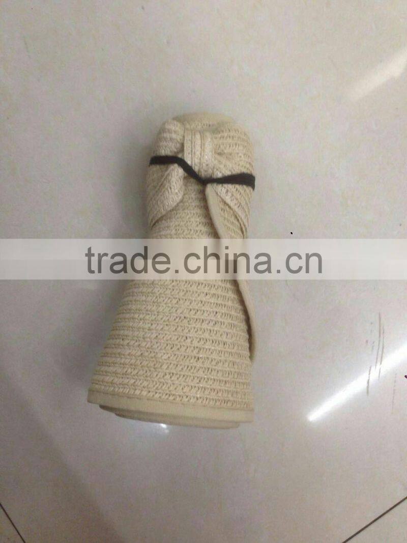 Foldable Summer Lady Beach Straw Hat