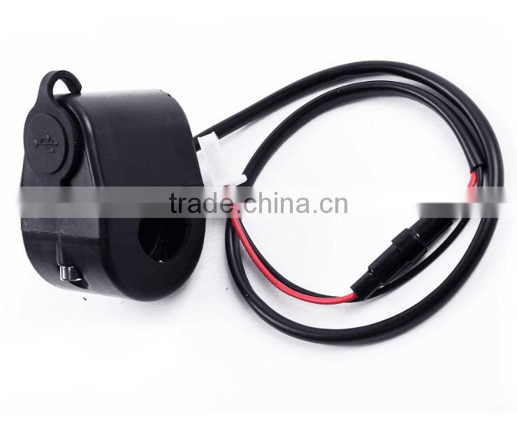 Handlebar Charging System Waterproof Dual USB Charger Socket