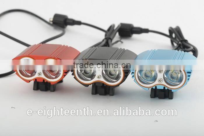 2016 high quality cheap factory price 2000 Lumen cree T6 LED front torch USB bike light