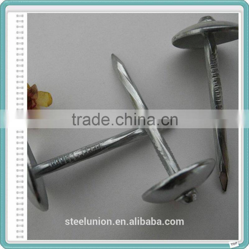 China Supplier Roofing Nail/Galvanized Roofing Nail/Umbrella Head Coil Roofing Nail