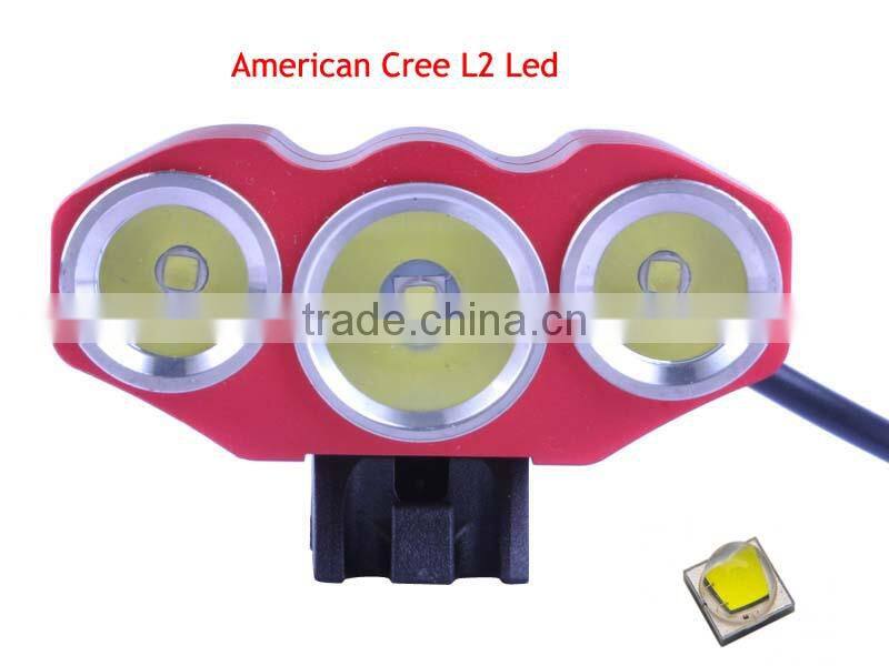 OEM L2 4 Mode High Lumen Long Shot Distance Led Bike Light Bicycle Headlight