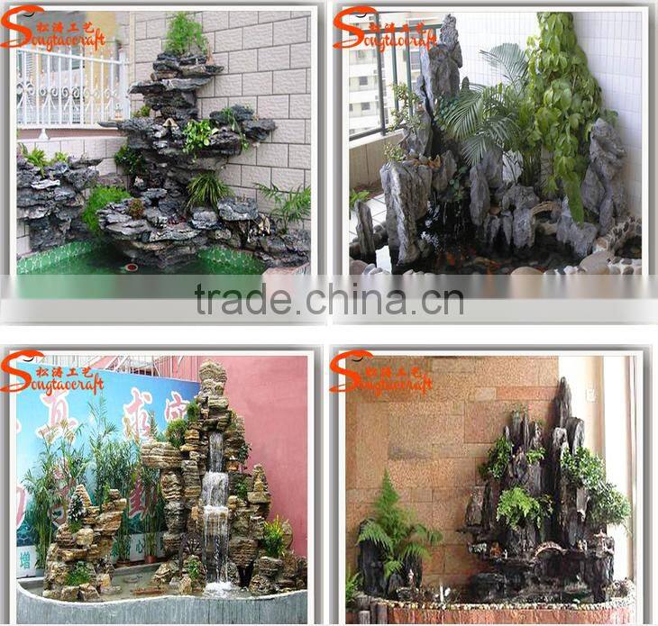 Hot sale Stylized all kinds of garden wall fountain indoor artificial waterfall fountain