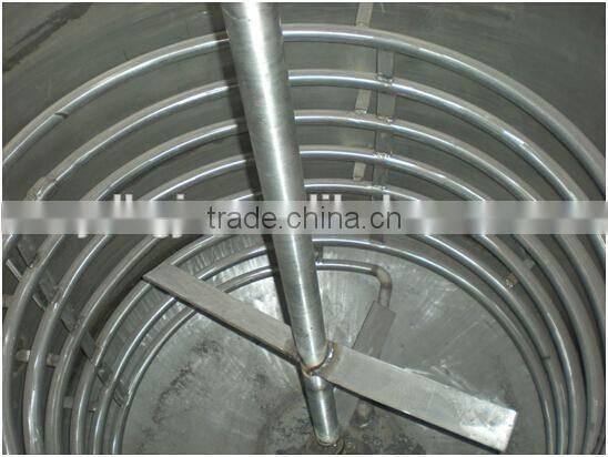 capacity 5 ton outer coil tube chemical reaction vessel/continuous stirred tank reactor price/resin reactor