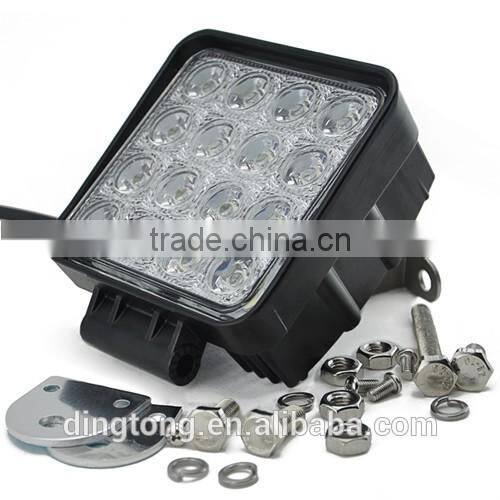 Toptree 48w jeep wrangler led lights 12v 24v waterproof Driving Utility lights led for cars