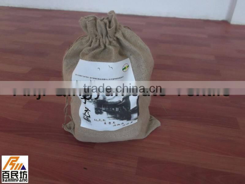 jute bags wholesale 30*50 cm printing LOGO nature color