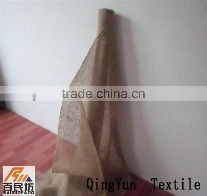 burlap cloth nature color for packing and decor