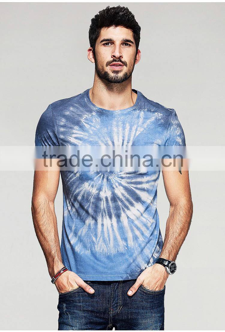 Men Tie Dye T-shirt ,cotton T-shirt, summer shirt,customized