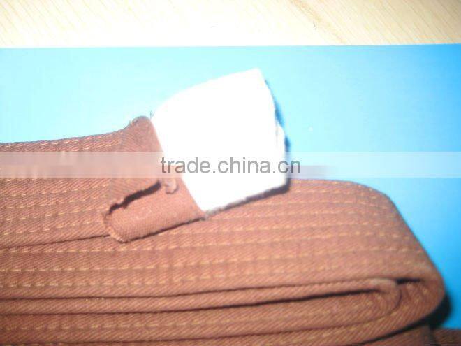 Bjj belt have canvans/cotton/twill fabric with taekwondo and karate style