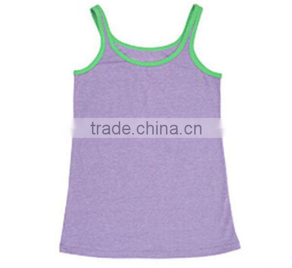 Custom plus solid jersey women tank tops