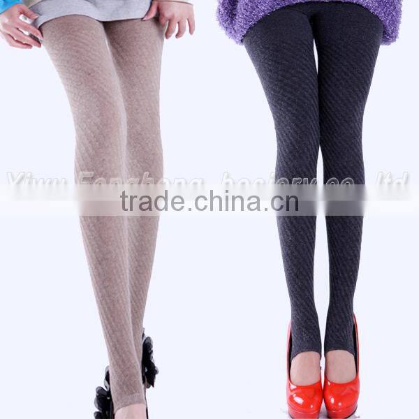 latest thick wool candy color warm leggings