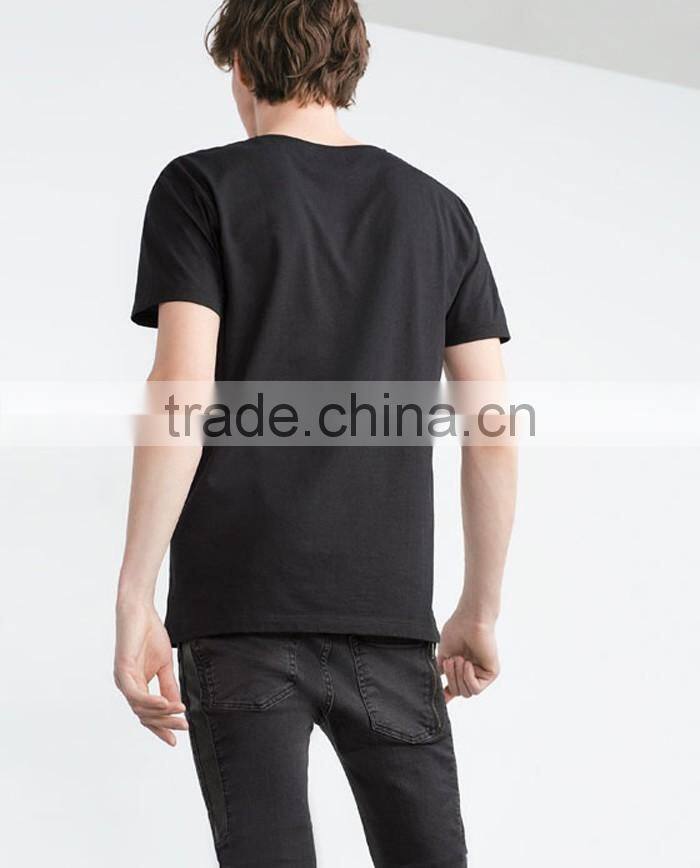 Fashion design golden printed custom t shirt printing