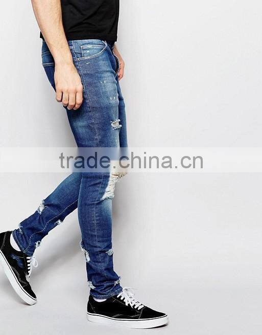 design your own brand jeans ripped jeans men new pattern jeans