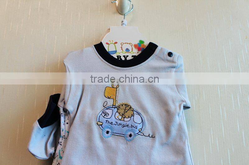 Wholesale Simply Style New Born Winter Clothing Set Winter Printed Knitted 8 Pcs Set For Boys 8TB1-39