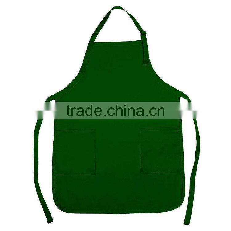 Bulk Cheap Price Heat Resistance Blank With Pocket Cooking Cotton Kitchen Apron