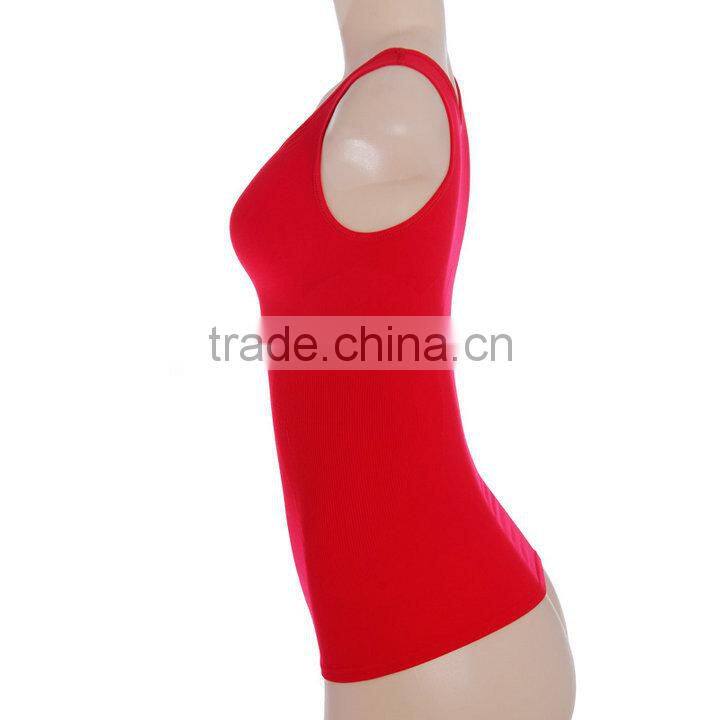 seamless polyamide and spandex ladies tank top