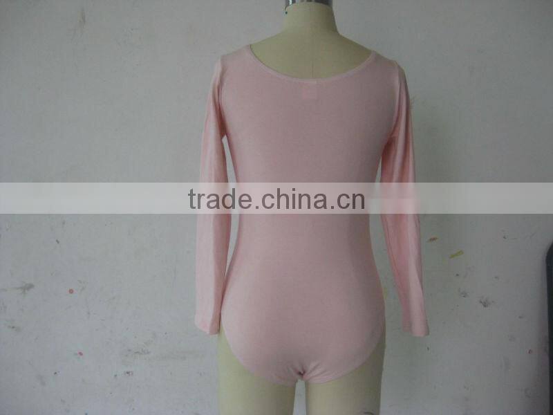 DL7446 Long Sleeve Cotton Leotard Ballet Leotard