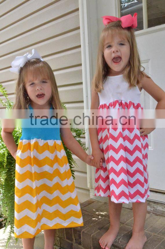fashion girls cotton summer stripe long dress for baby girls autumn children clothing wit clothes