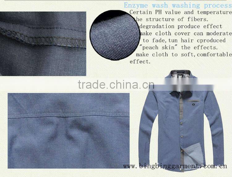 2015 NINGBO latest fashionable mens shirt