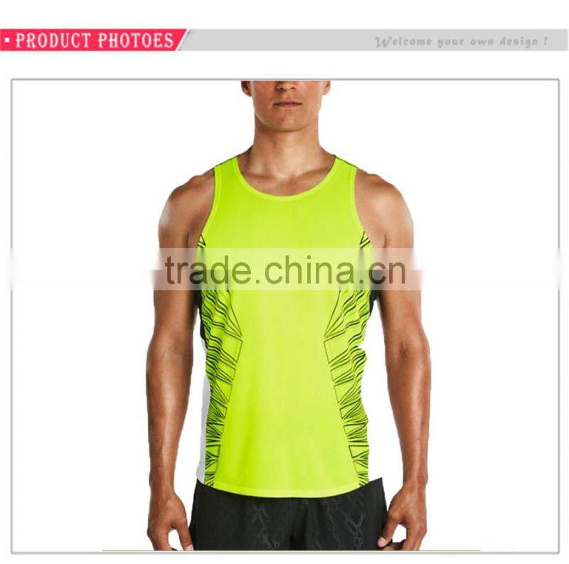 Factory Wholesale Custom Sport Wear Fitness Men's Vest Gym Tank High Quality