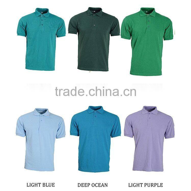 2016 Guangzhou Shandao Summer Fashion High Quality Plain Dyed Simple Short Men 100% Cotton Apparel