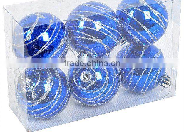 Blue christmas ball