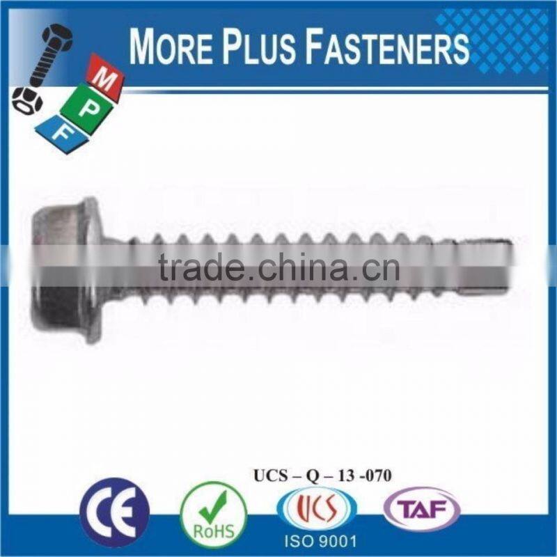 Made in Taiwan DIN 7504 Countersunk Hexagon Head Pan Head Self Drilling Screw