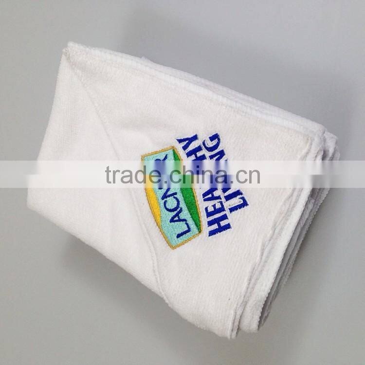 Custom logo gym towel in microfiber