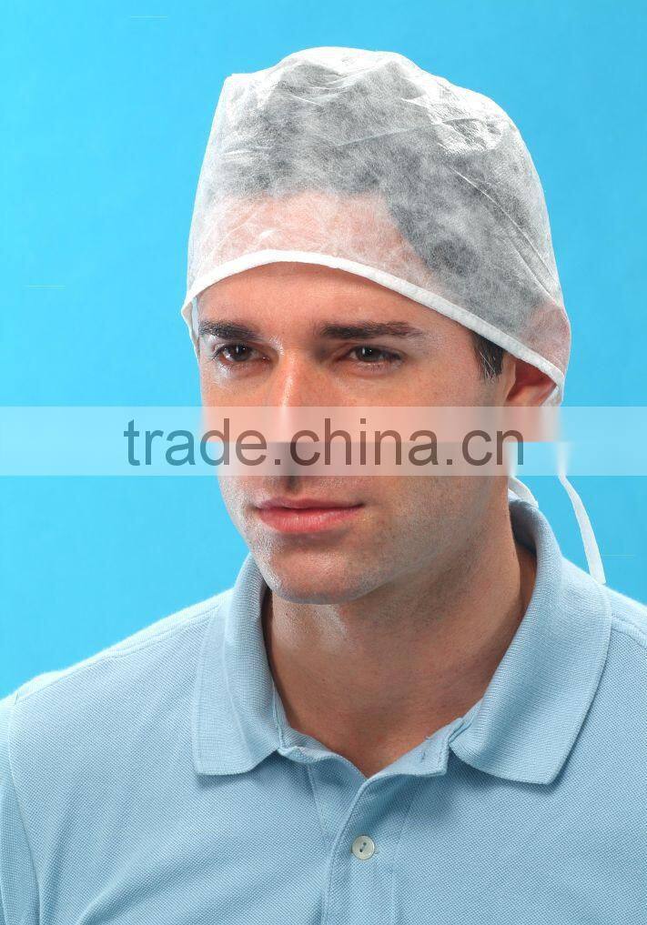 Medical disposable nonwoven nurse cap/mob cap/clip cap