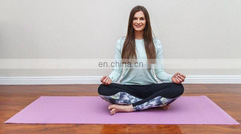 Extra Thick High Density Exercise Fitness Yoga Mat with Carrying Strap