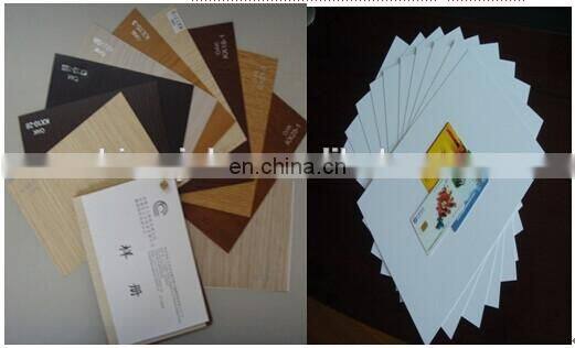 packaging Blue Wood grain PVC rigid sheet