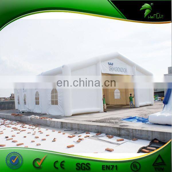 18m Outdoor White Durable Inflatable Large Building / Inflatable Tent House For Party / Wedding