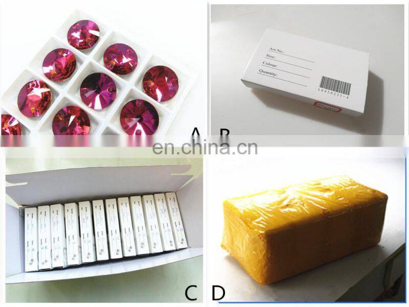 Crystal AB colorful round flatback crystals wholesale for shose making