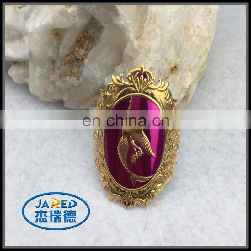 custom embossed metal top sticker bottle liquor printing label bottle label