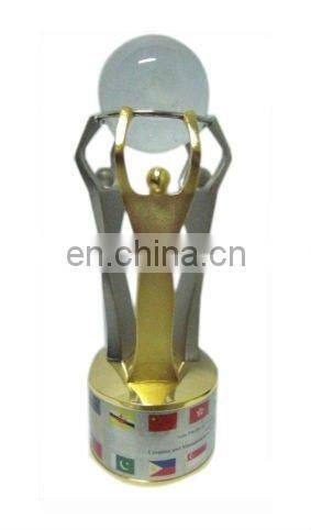 Handmade Golden Human Figures Trophy