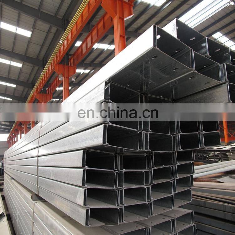 galvanized C purlin gi roof purlin cold rolled form steel c channel