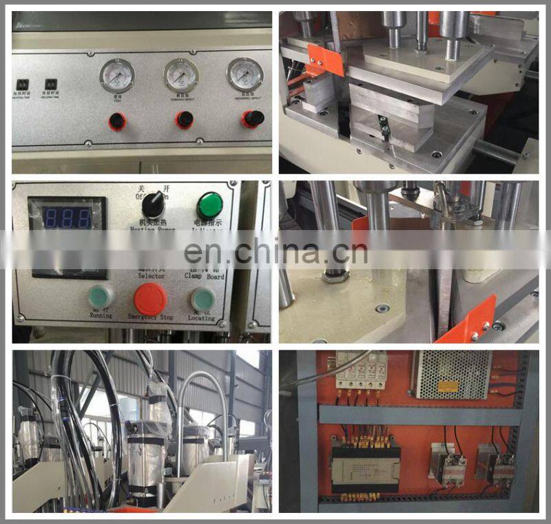 China Jinan PVC UPVC Vinyl Profile Welder CE Single Head Welding Machine