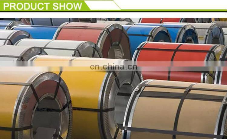 Galvanized steel strips BV SGS certificate DX51D SGCC Hot dip prepainted galvanized steel coil