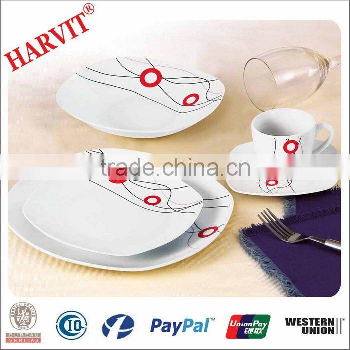 Alibaba Best Sellers China Tableware Porcelain Dinner Set Manufacturers For Dubai Wholesale Market