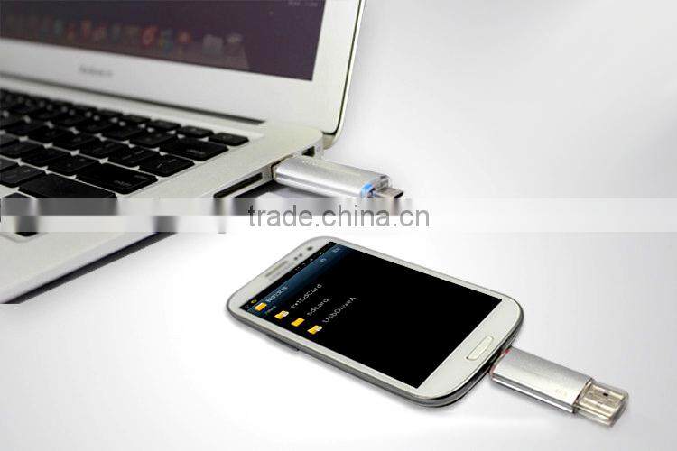 OEM Gifts For smart phone OTG USB Flash Drives 32MB to 64GB Smartphone Tablet PC Cle USB