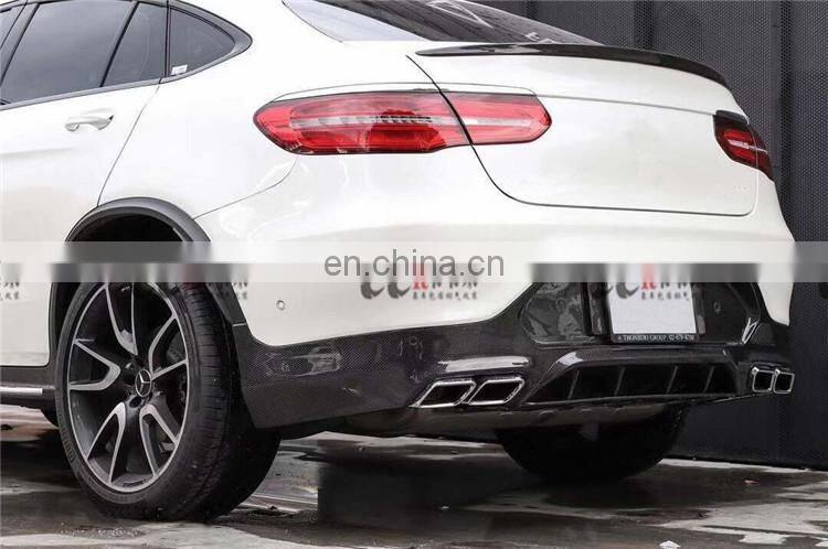 auto tuning part for Mercedes Benz GLC coupe body kit in carbon fiber
