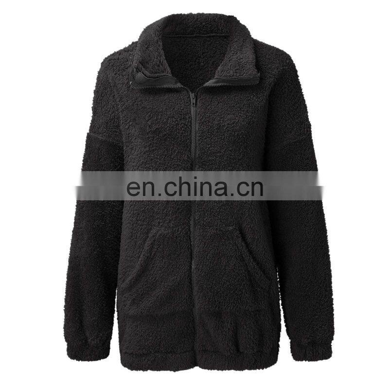 2021 European and American cross-border new women's fashion trend and comfortable wool cardigan jacket jacket