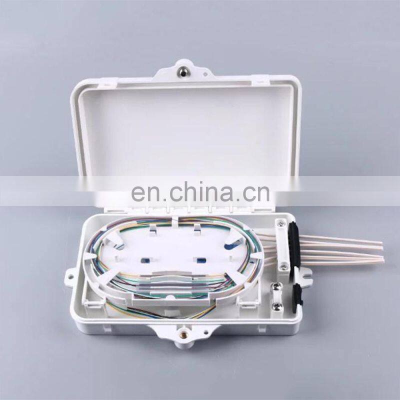 MT-1215 Cheap price wall mount type outdoor small plastic 4 6 core ATB FTTH access distribution box