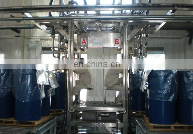 Automatic aseptic bucket filling machine auto juice pulp jam bulk aseptic pail keg washer filler machinery cheap price for sale