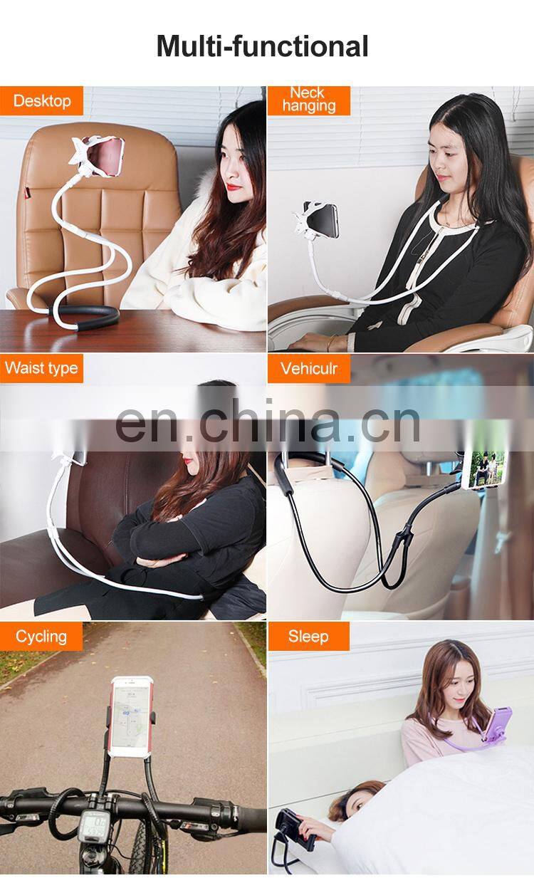 360 Degree Rotation Hanging Neck Bracket Selfie Mobile phone holder Phone Stands