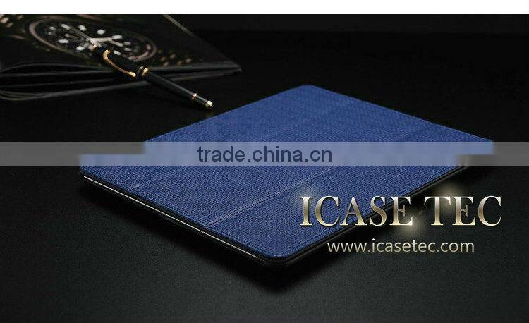 2015 Wholesale retro leather flip case for ipad 5 with standing , for ipad air case , cases for tablets