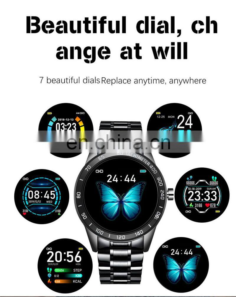 LIGE Steel Band Smart Watch Men Heart Rate Blood Pressure Monitor Sport Fitness Tracker Waterproof Reloj Smart Watch