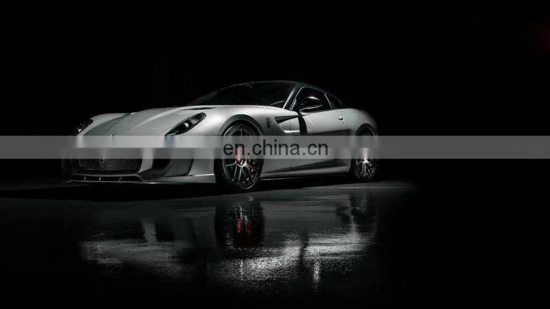 Runde 100% Fitment For Ferarri 599 Upgrade Vorsteiner Carbon Fiber Body Kit Front Bumper Front Lip Rear Bumper Side Skirts Spoil