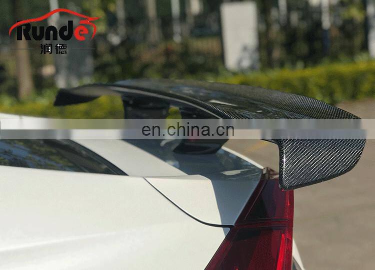 Runde Car Modification Body Parts Carbon Fiber Material Rear Spoiler For Honda Civic 10th Generation rear spoiler