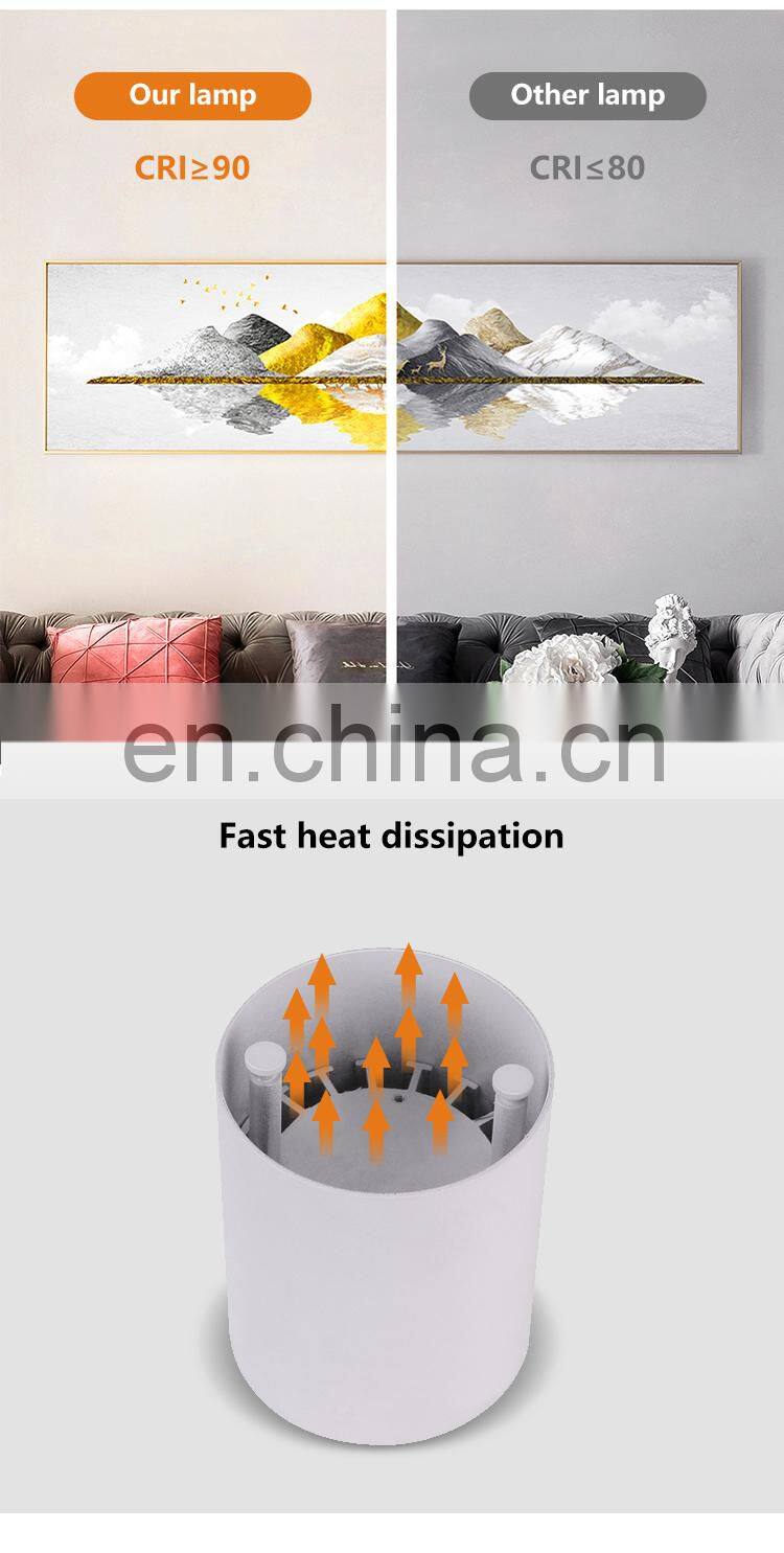 Hot Selling White Black Body Fixture Recessed Adjustable Commercial 10Watt LED Down Lights