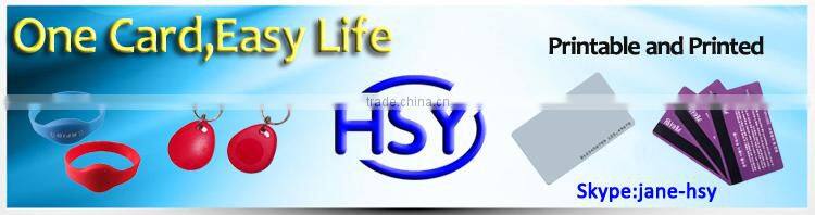 Factory alibaba smart security management RFID customized thickness blank plastic card for RFID system